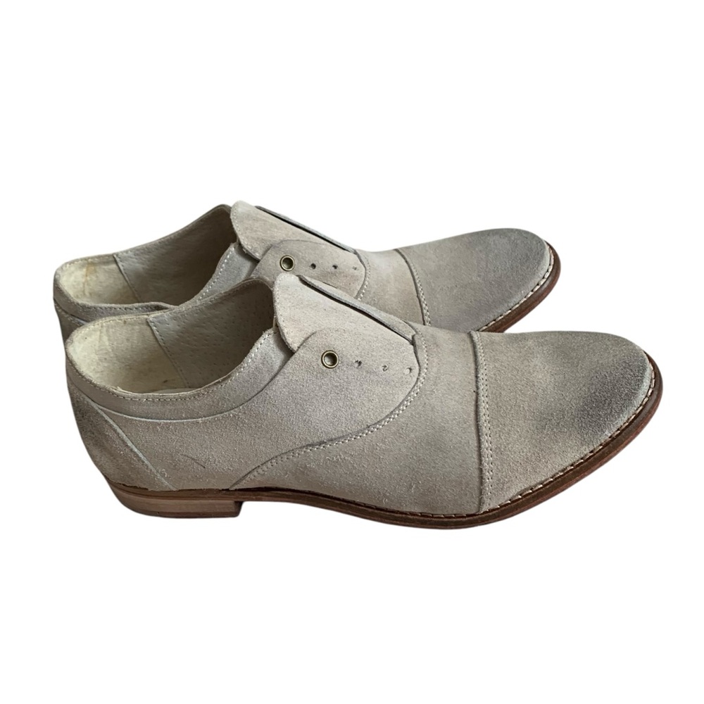 Free People Suede Distressed Oxford Shoes Size 37